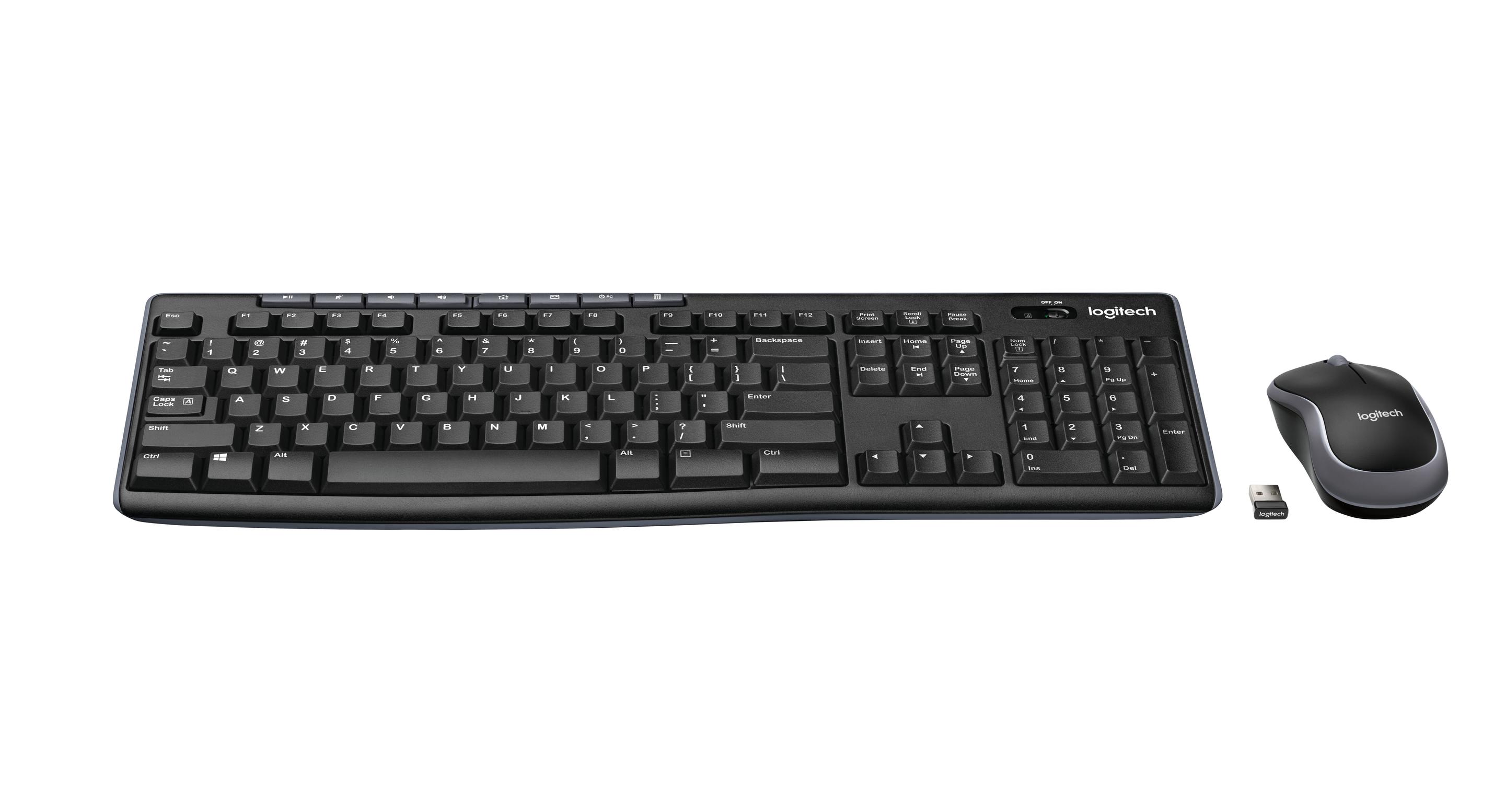Teclado e Rato LOGITECH MK270 (Espanhol - Tamanho completo - RF Wireless - Preto) — miniatura 4