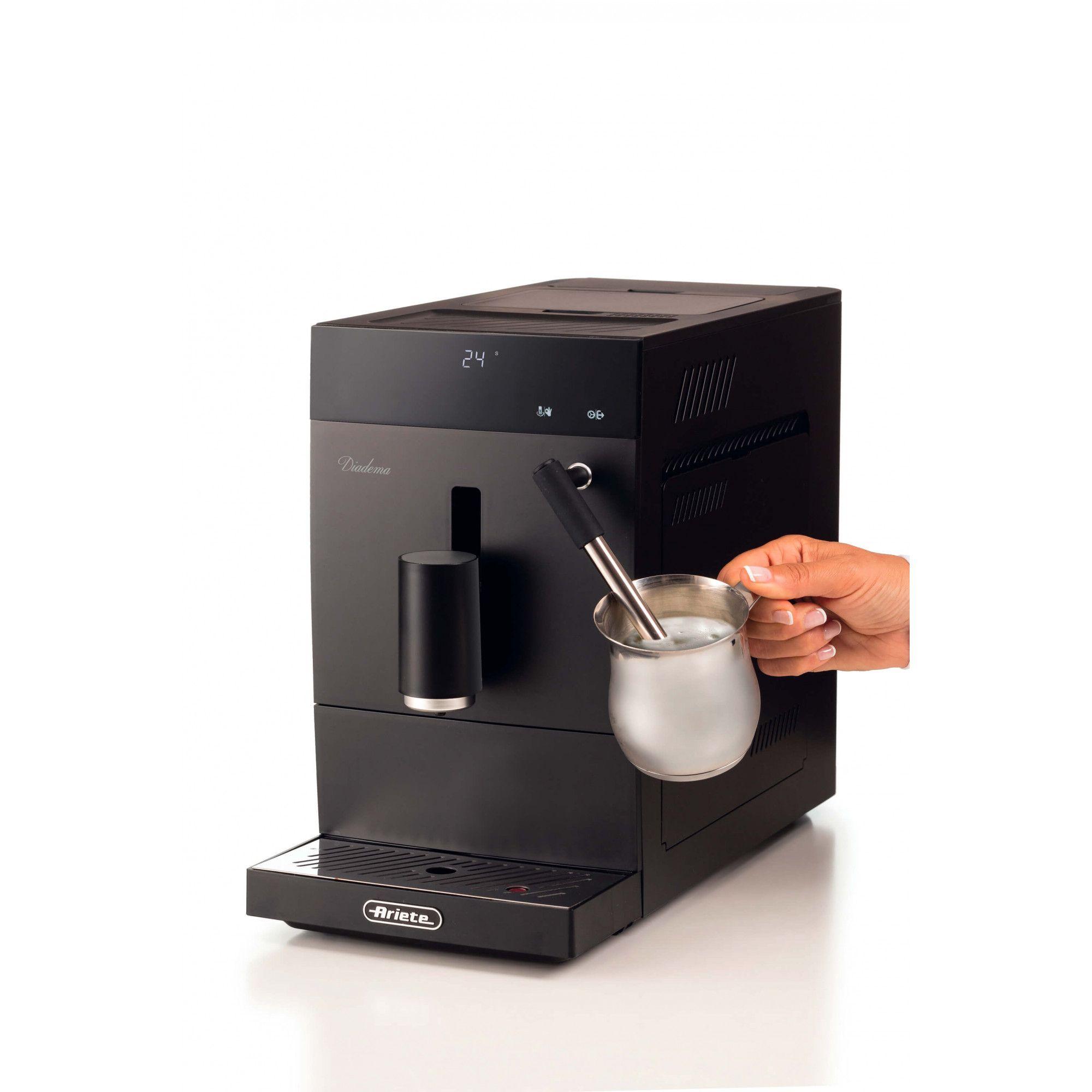 Máquina de Café Expresso Automática ARIETE 1452/00 Diadema (Grãos de café, Café moído - 1100–1350 W - 19 bar - Preto) — miniatura 2
