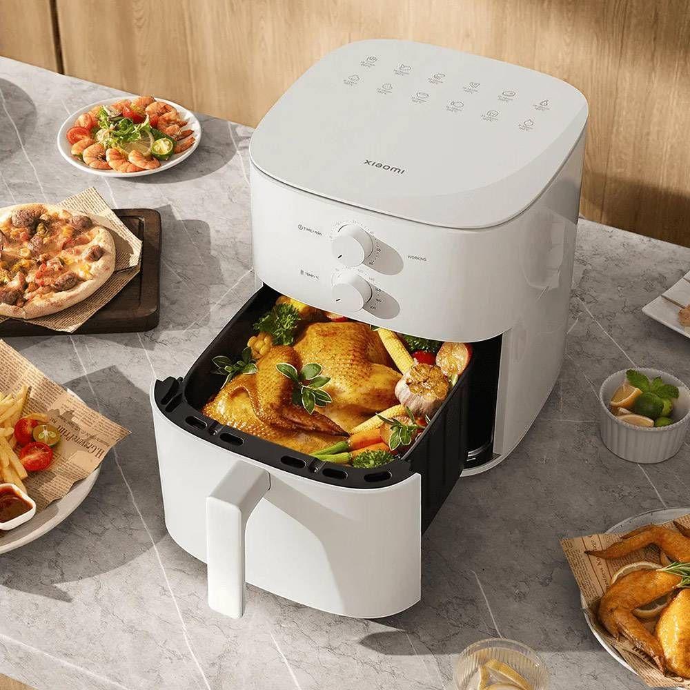 Fritadeira a Ar Quente XIAOMI Air Fryer Essential 6L (1550 W - 200 °C - 80 °C - Branco) — miniatura 3