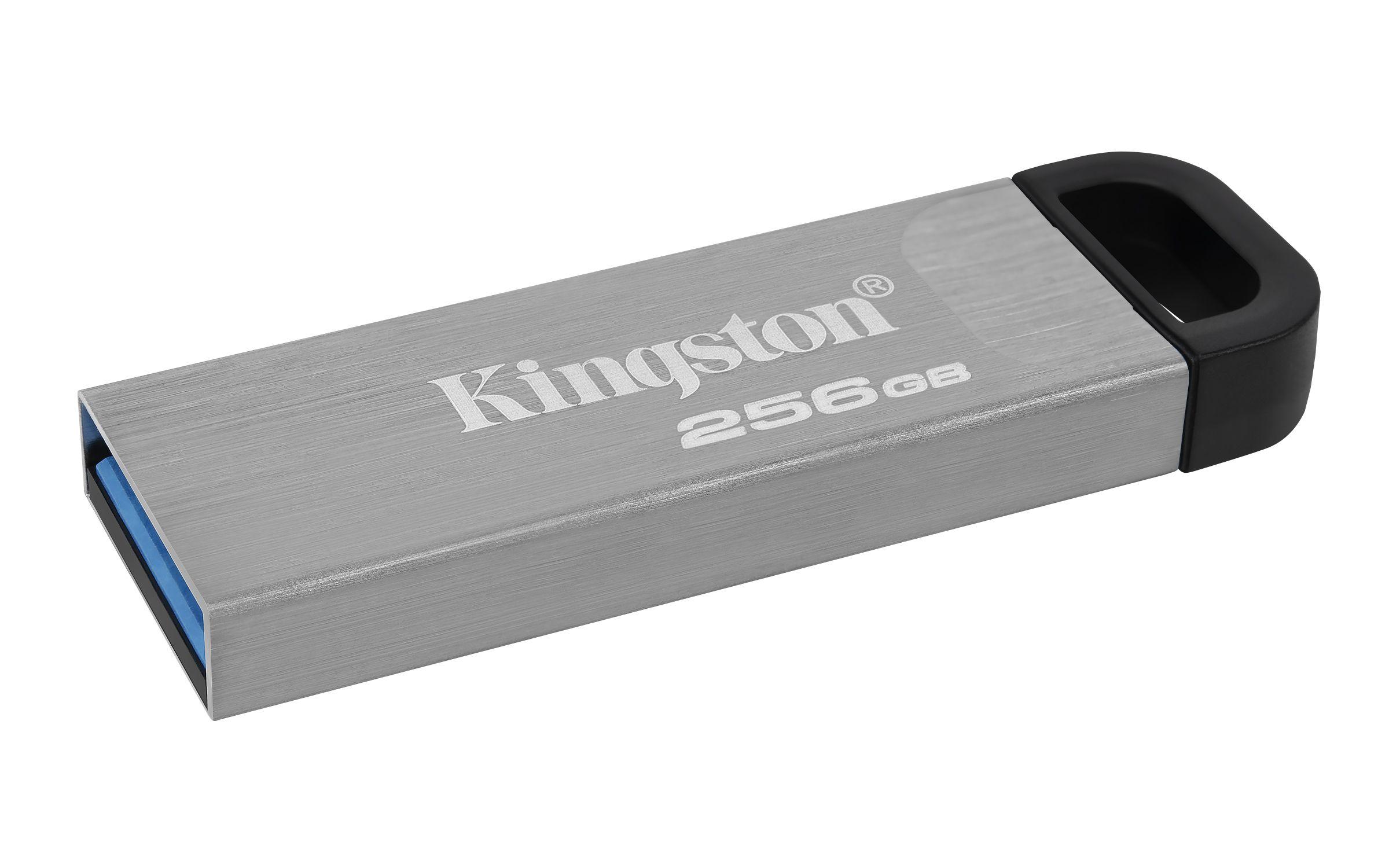 Pen USB KINGSTON DataTraveler Kyson (256 GB - USB Type-A - 3.2 Gen 1 - Prateado) — miniatura 2