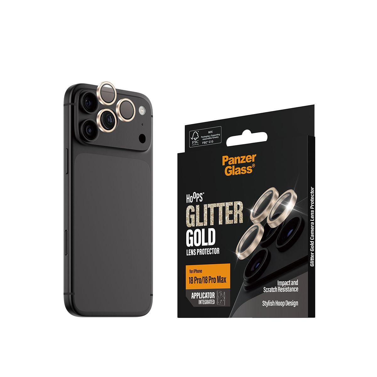 Protetor de Lentes de Câmara PANZERGLASS Hoops (Silicone - Dourado) — miniatura 6