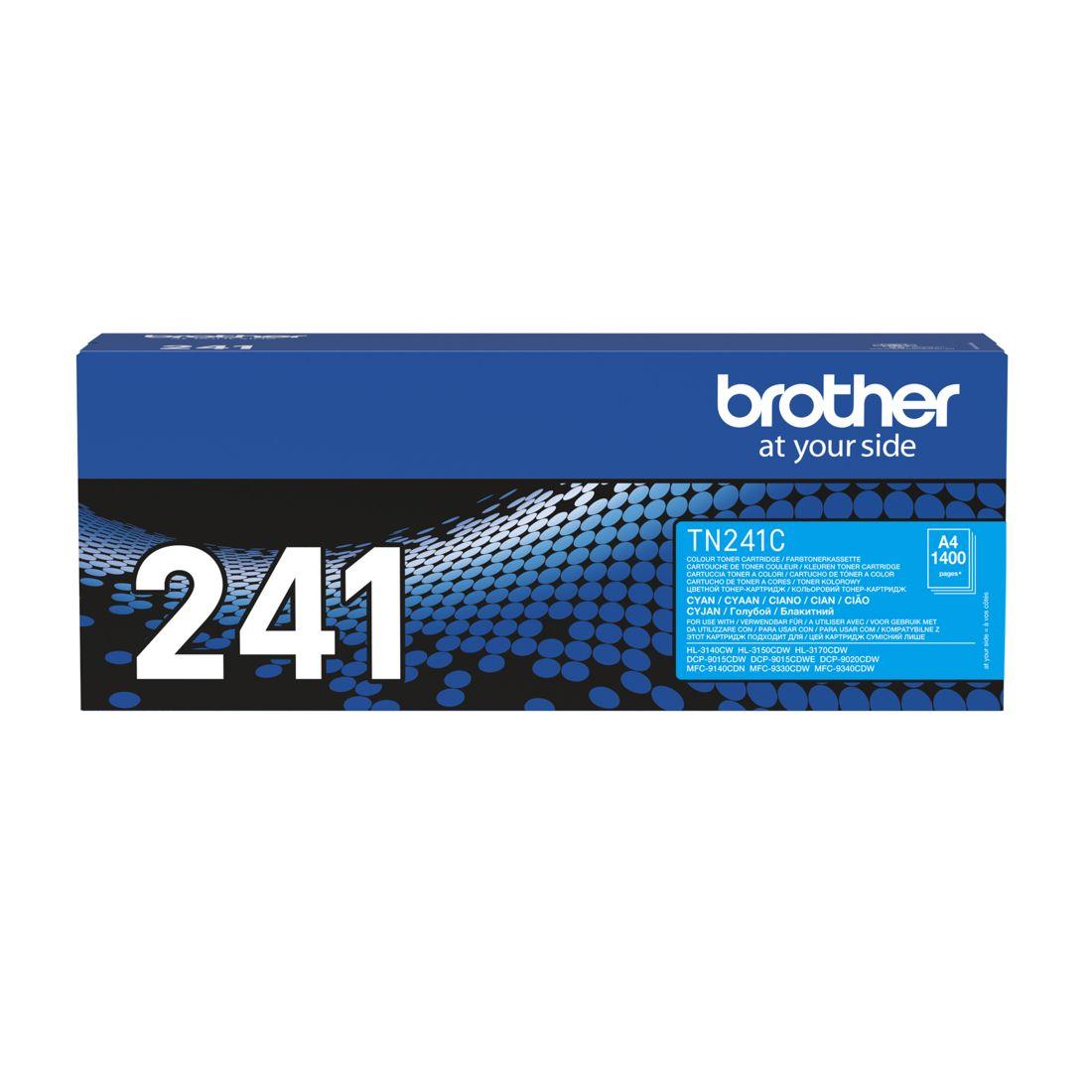 Toner BROTHER TN-241C (1400 páginas - Ciano)