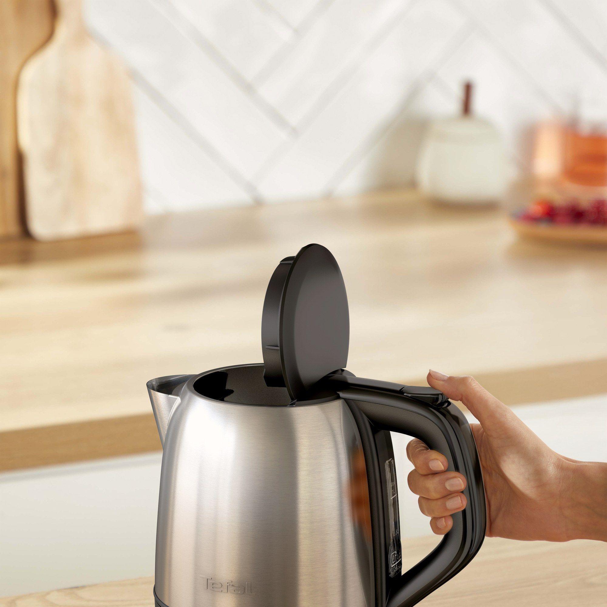 Jarro Elétrico TEFAL Subito Mini KO5S2DE0 (2400 W - 1 l - Aço inoxidável - Preto e Inox) — miniatura 8