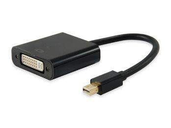 Adaptador Mini DisplayPort para DVI EQUIP 133433 (Mini DisplayPort - DVI-I - Preto)