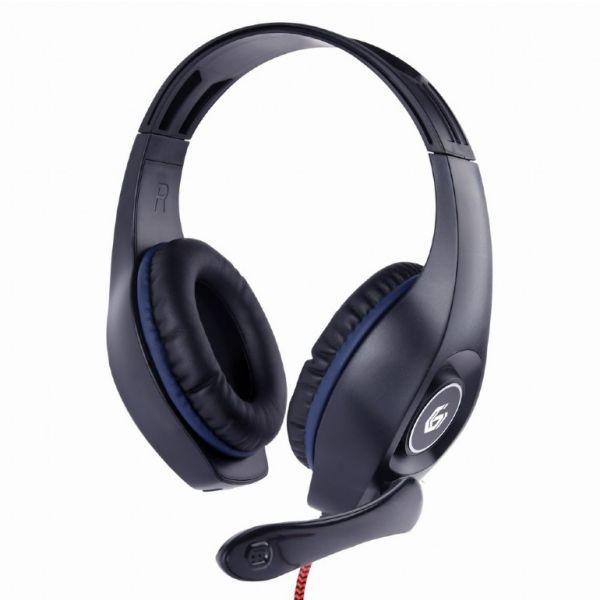 Headset Gaming GEMBIRD GHS-05-B (Preto e Azul), miniatura 2