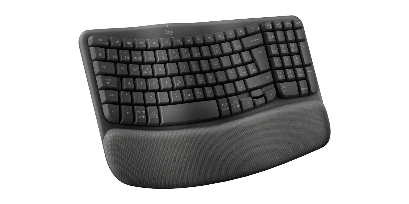 Teclado LOGITECH Wave Keys for Business (Suíço - Interruptor de membrana - Tamanho completo - Grafite) — miniatura 4
