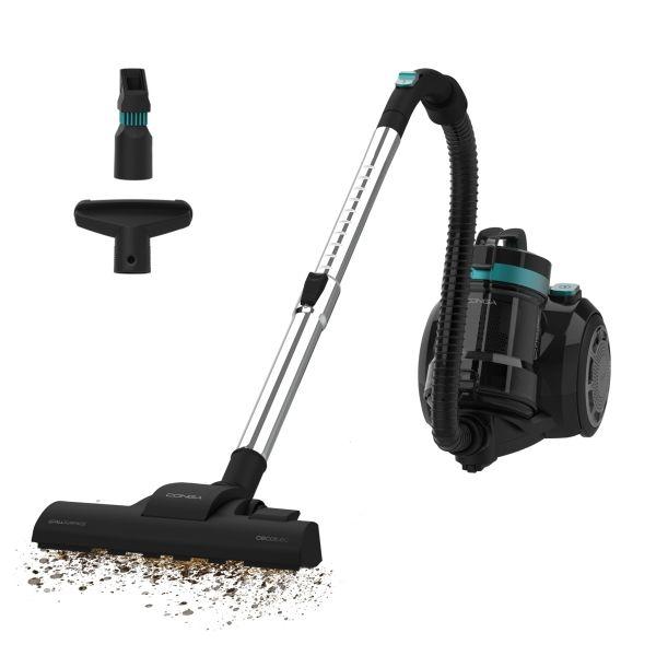 Aspirador Sem Saco CECOTEC Conga RockStar Cyclonic Plus (16 kPa - 2 L - Preto)