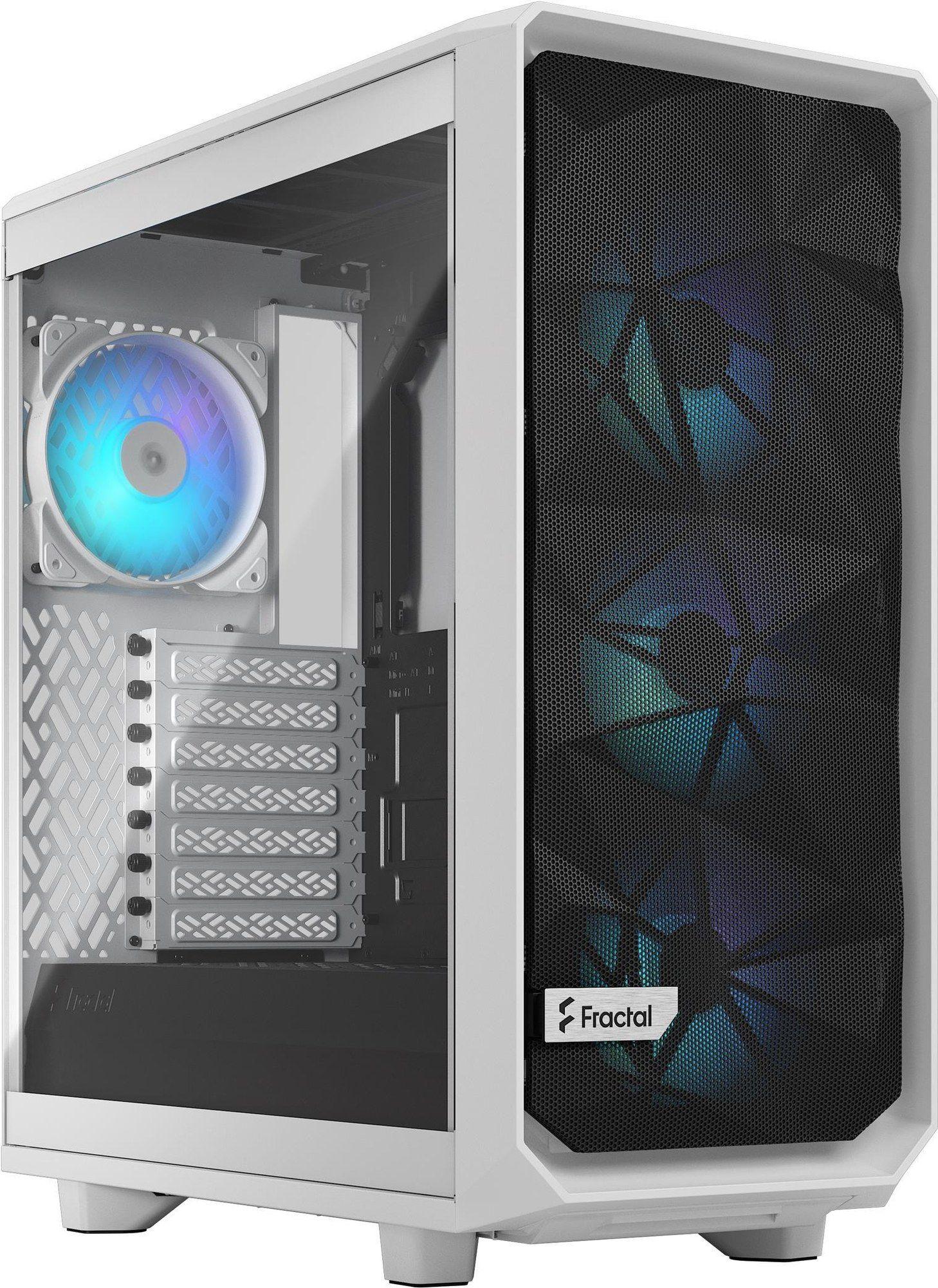 Caixa de Computador FRACTAL DESIGN Meshify 2 Compact RGB (Vidro temperado - RGB - Branco)