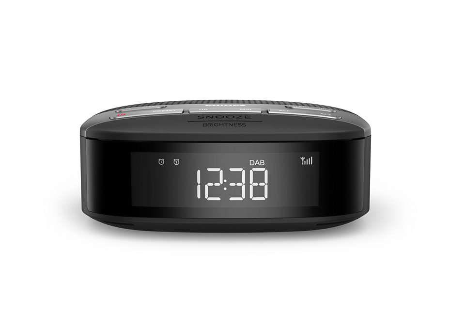 Rádio Despertador PHILIPS TAR3505/12 (3 W - Preto e Cinzento) — miniatura 2