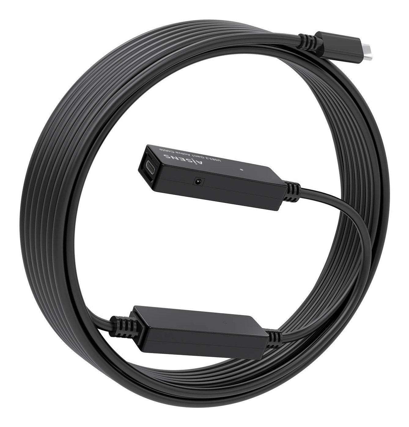 Cabo de Extensão USB-C AISENS A107-0870 (10 m - USB C - Preto) — miniatura 2