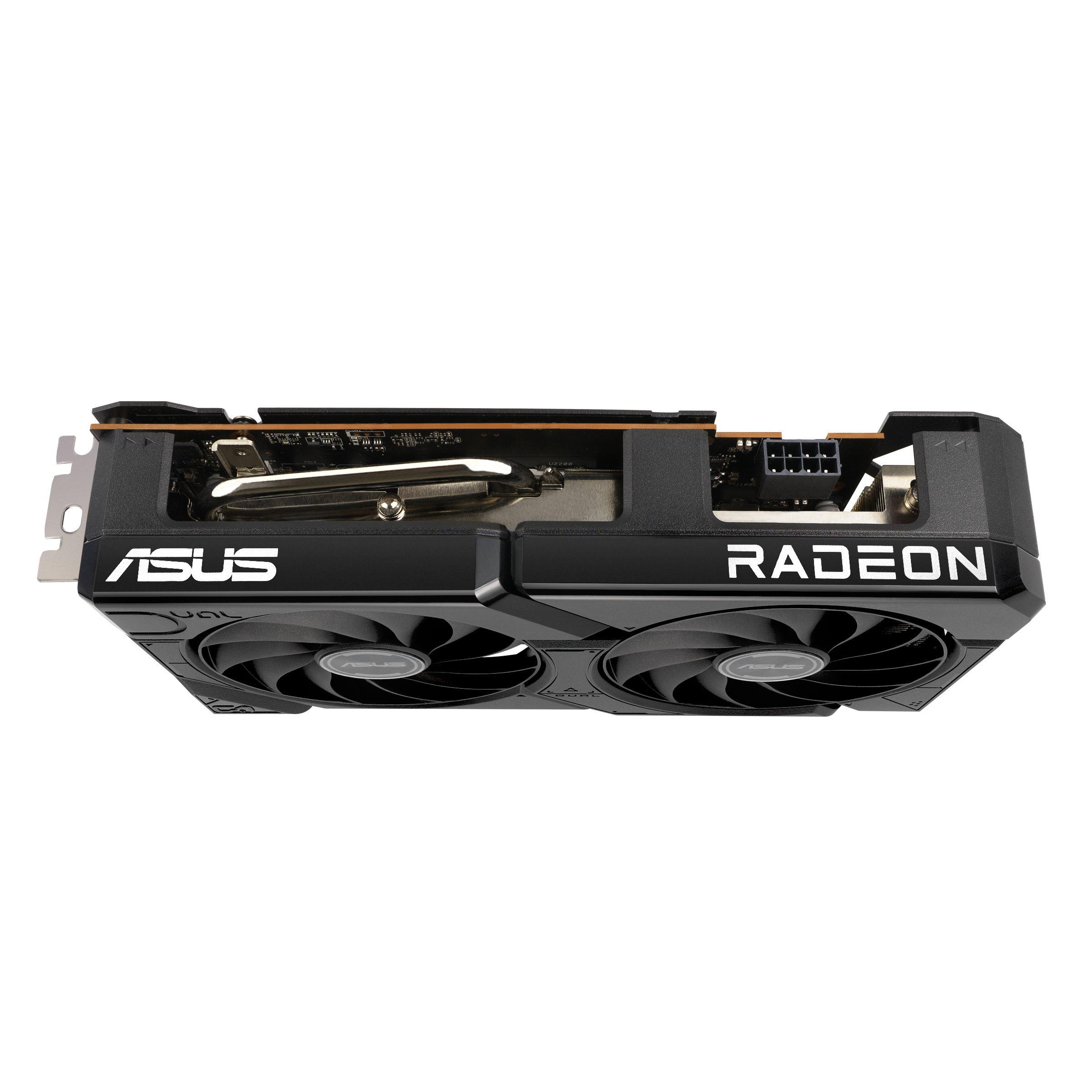 Placa Gráfica ASUS Dual Radeon RX 7600 EVO OC Edition (Radeon RX 7600 - 18 Gbit/s - 8 GB - Preto), miniatura 8