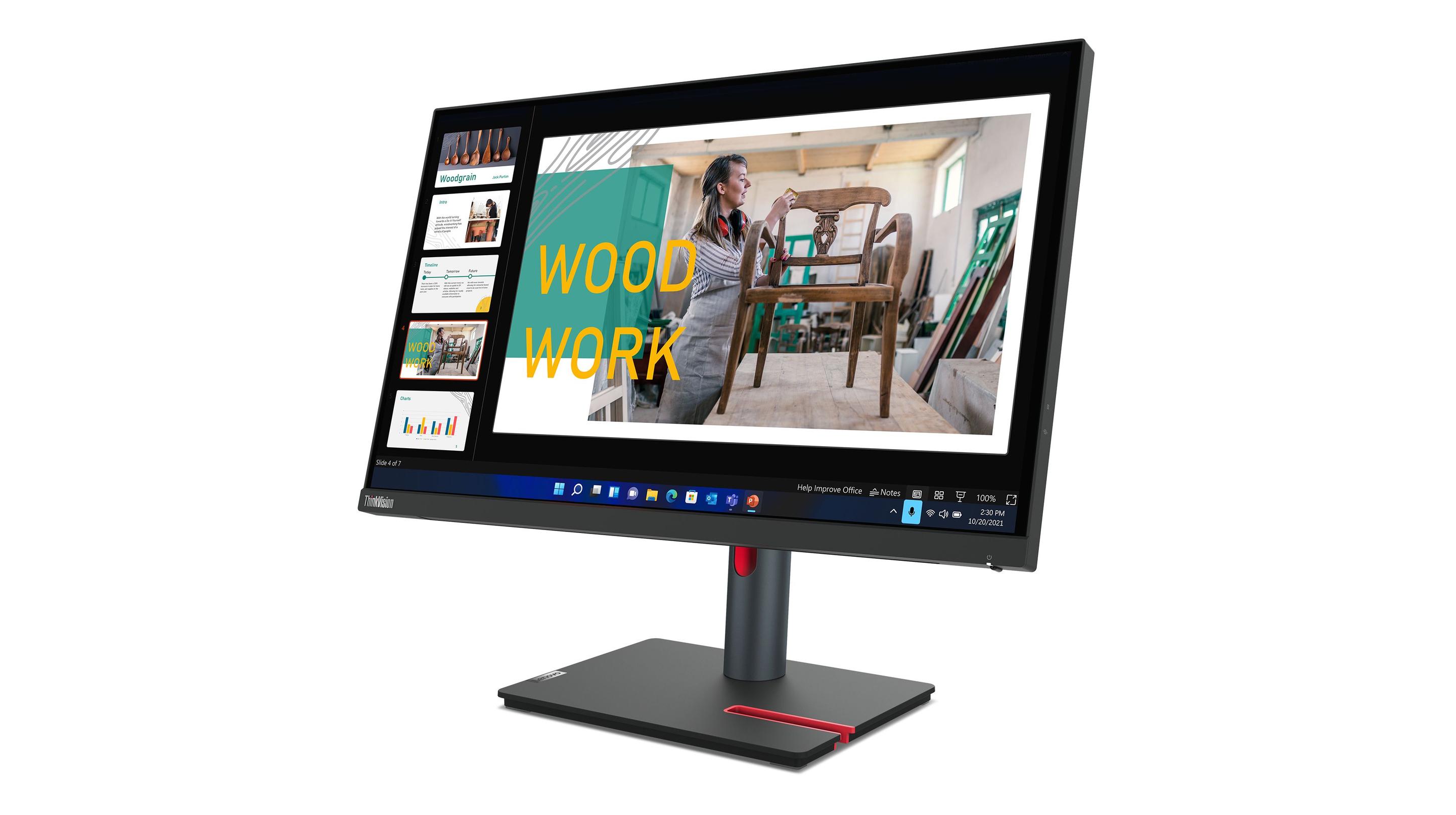 Monitor LENOVO ThinkVision P24q-30 (23,8" - IPS - 60 Hz - Preto) — miniatura 7