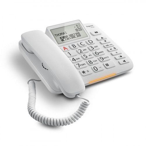 Telefone Analógico com Fios GIGASET DL380 (Branco)