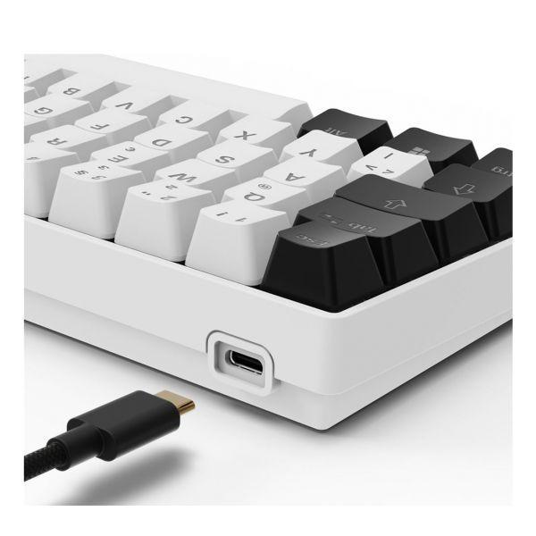 Teclado SHARKOON Skiller SGK50 S4 Gen2 (Alemão - Gateron Yellow - 60% - Branco), miniatura 4