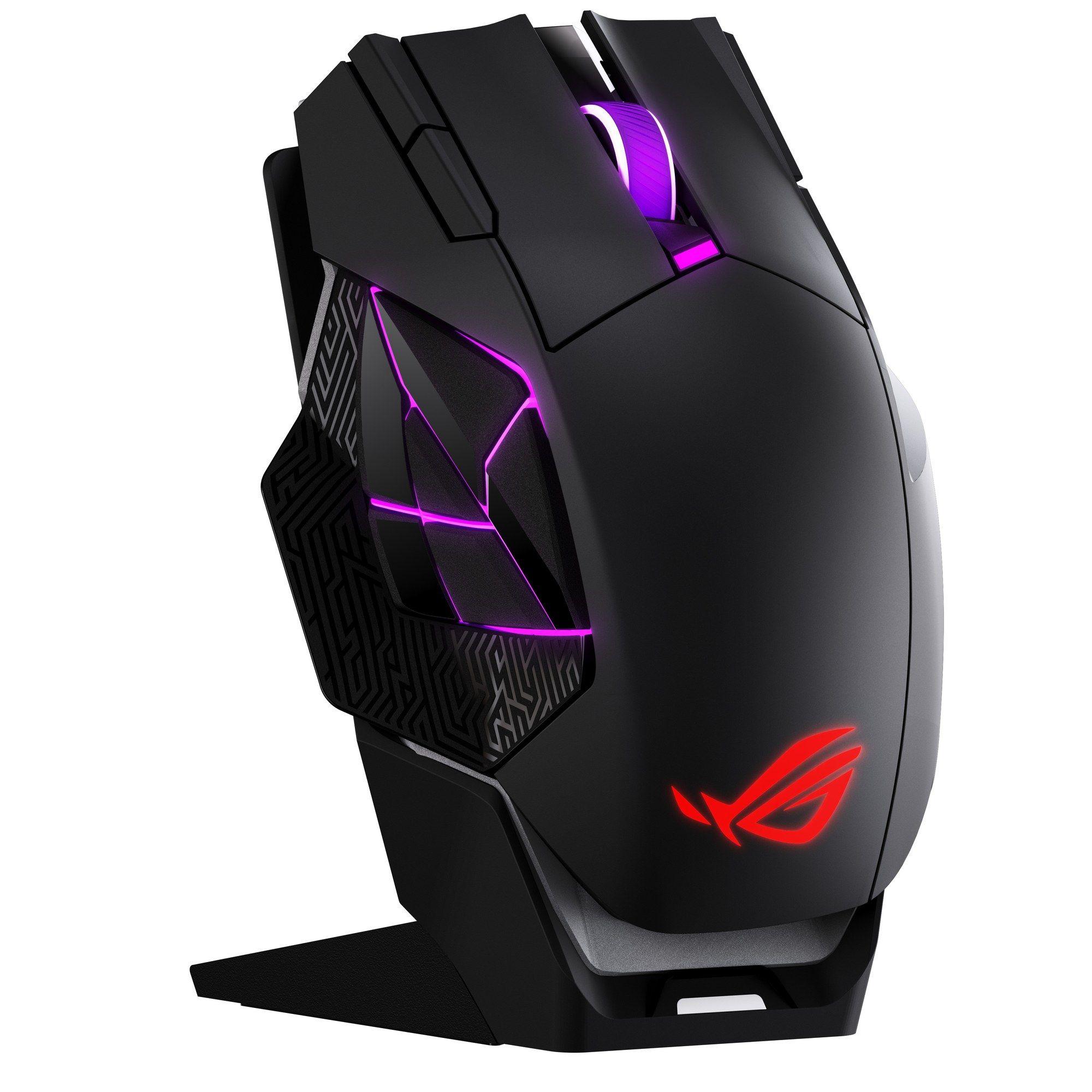 Rato ASUS ROG Spatha X 65K (Mão direita - 65000 DPI - Ótico - Preto)