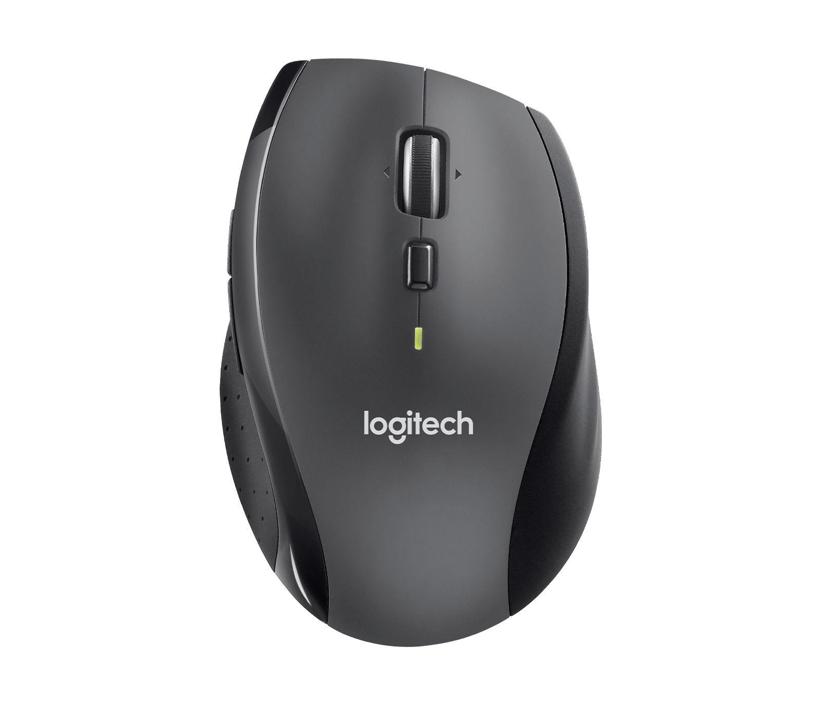 Rato LOGITECH M705 Marathon (Mão direita - 1000 DPI - Laser - Preto)