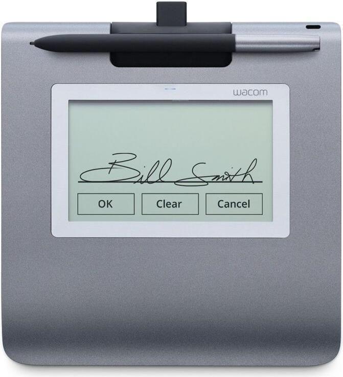 Mesa Digitalizadora de Assinaturas WACOM STU-430-CH2 (Sign Pro PDF 1 ano - Ecrã 4,5” - 320 x 200 píxeis - Cinzento)