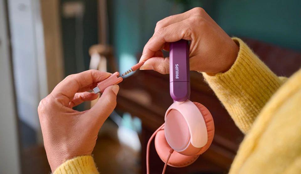 Auscultadores PHILIPS TAK2000MP/00 (Binaural - Com fios - Supra-aural - Rosa e Roxo), miniatura 10