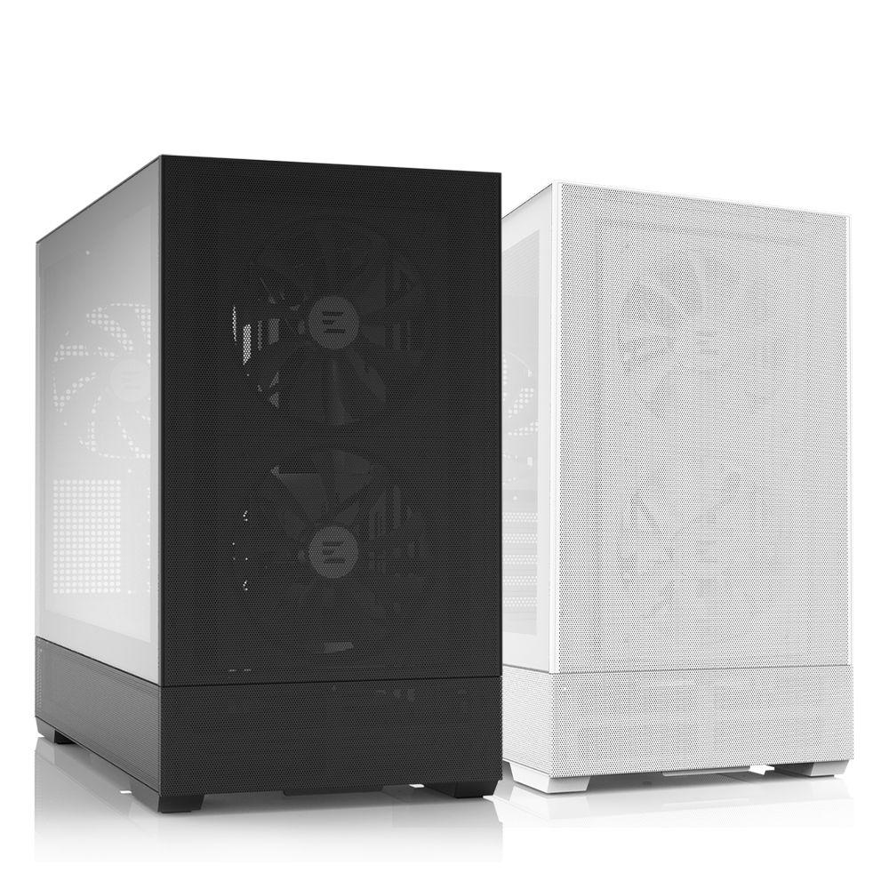 Caixa PC ZALMAN P30 AIR (Micro ATX, Mini-ITX - Mini Tower - Plástico, aço, vidro temperado - Preto) — miniatura 2