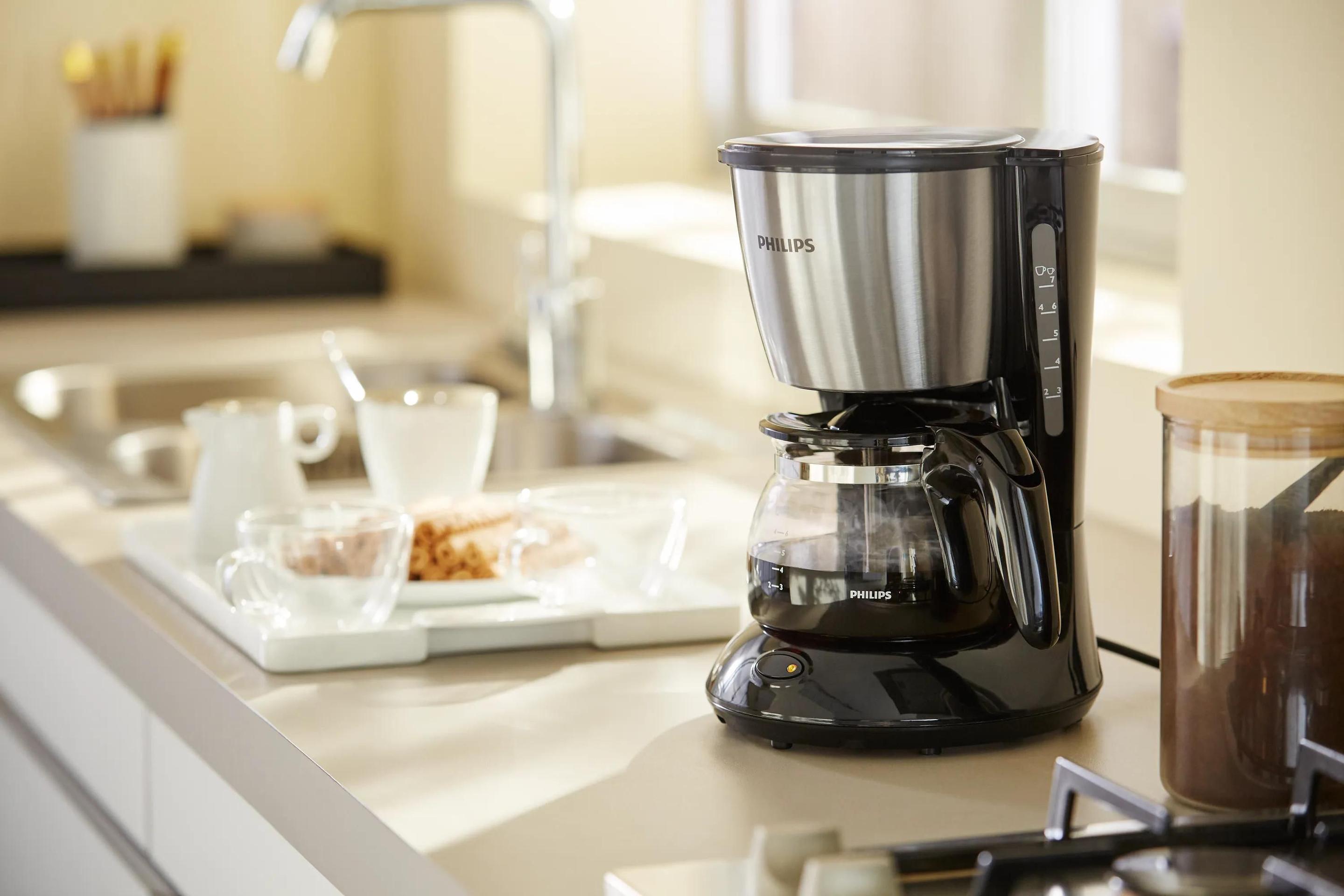 Máquina de Café de Filtro PHILIPS HD7435/20 (700 W - 0,6 l - Altura 27 cm - Preto), miniatura 4