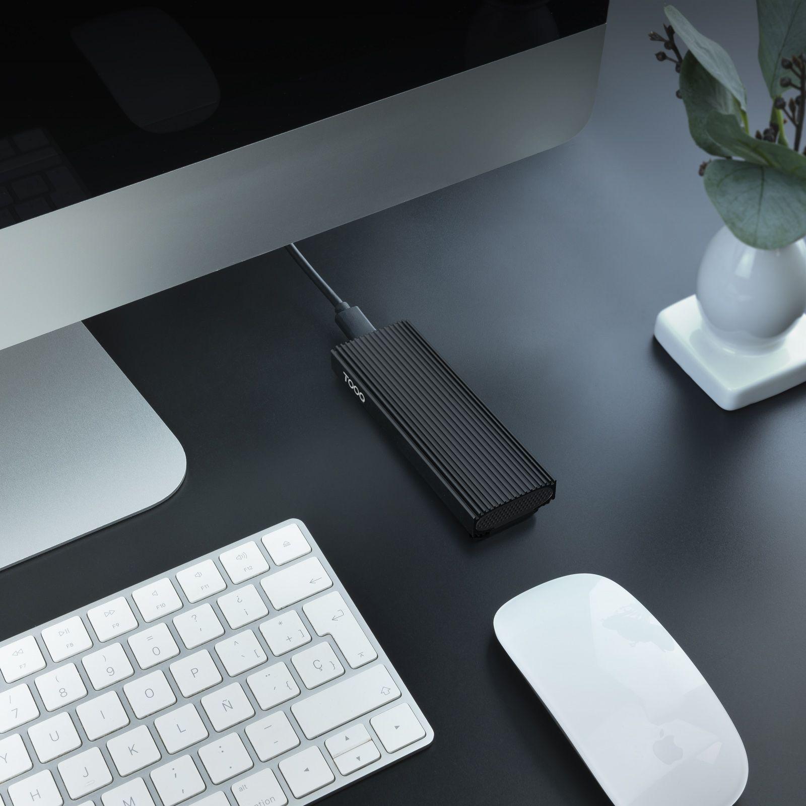 Caixa Externa M.2 NVMe TOOQ TQE-2230B (8 TB - M.2 - PCI Express NVMe - Preto) — miniatura 6