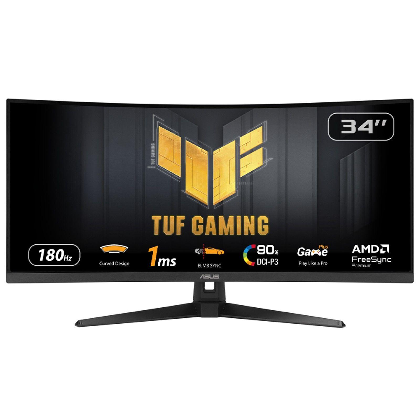 Monitor ASUS TUF Gaming VG34VQ3B (34" - VA - 180 Hz - Preto)