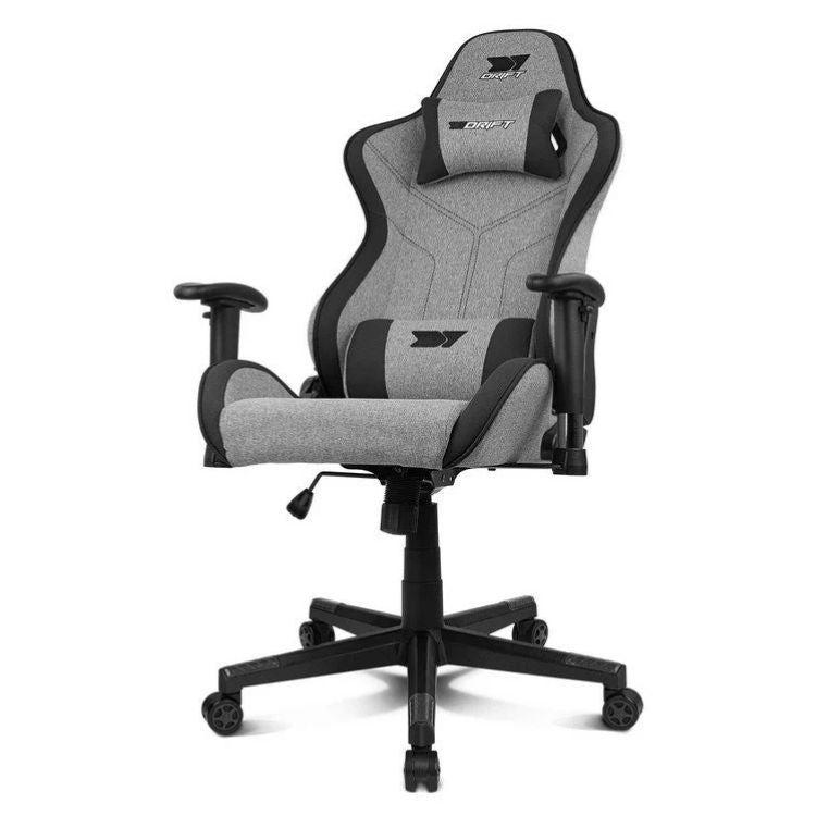 Cadeira Gaming DRIFT DR90 PRO (150 kg - 8 cm - Tecido, espuma - Preto/Cinzento) — miniatura 4