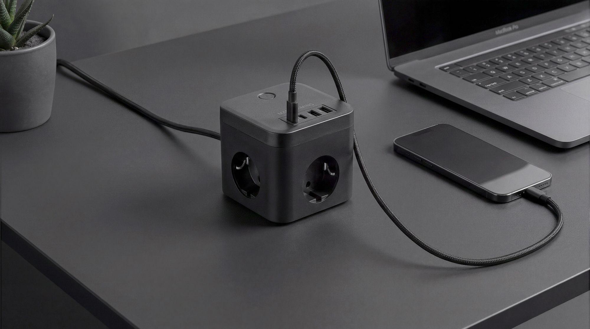 Carregador de Parede MARS GAMING MDCUBE35 (Preto), miniatura 6
