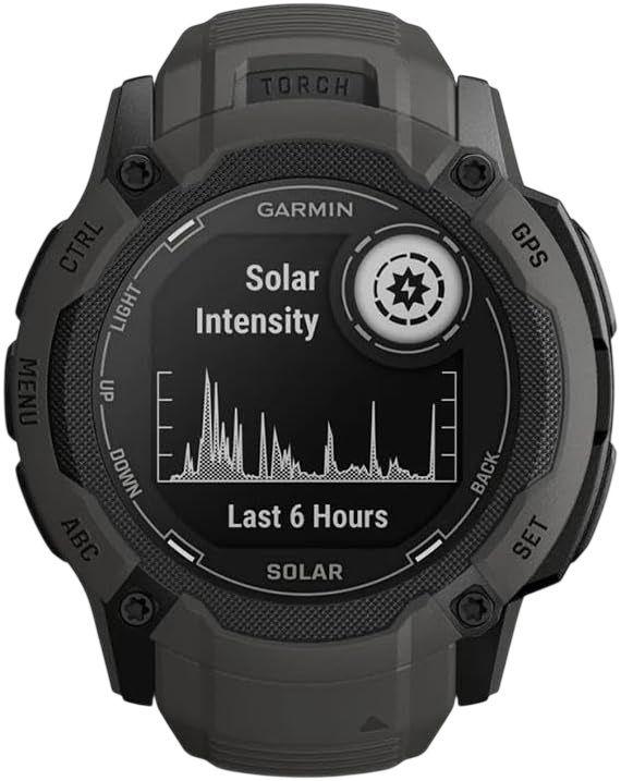 Smartwatch GARMIN Instinct 2X Solar (Redondo - Digital MIP - 1,1" - Grafite) — miniatura 2