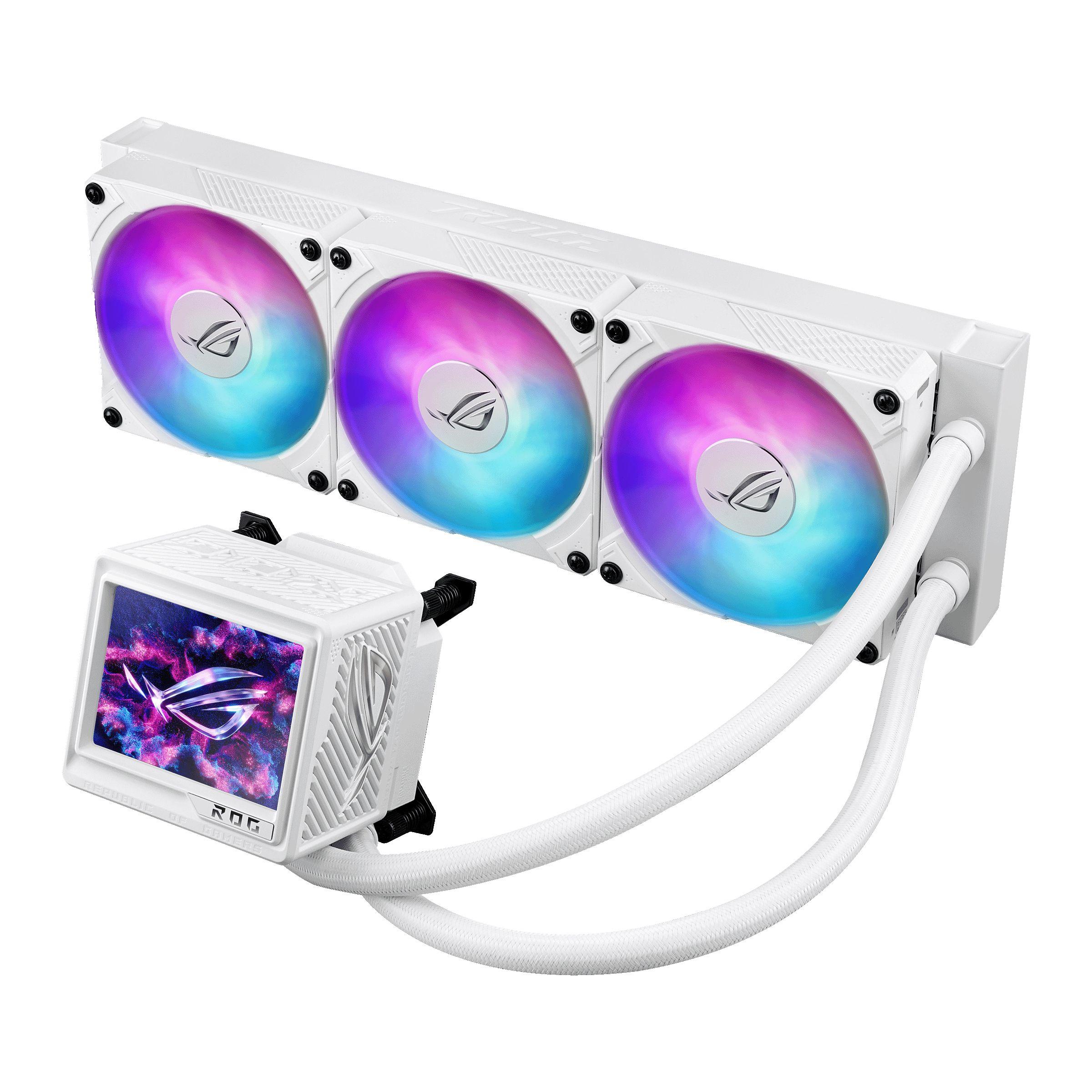 Kit de Refrigeração Líquida ASUS ROG RYUJIN III 360 ARGB EXTREME WHT (12 cm - 2800 RPM - Multi - Branco), miniatura 3