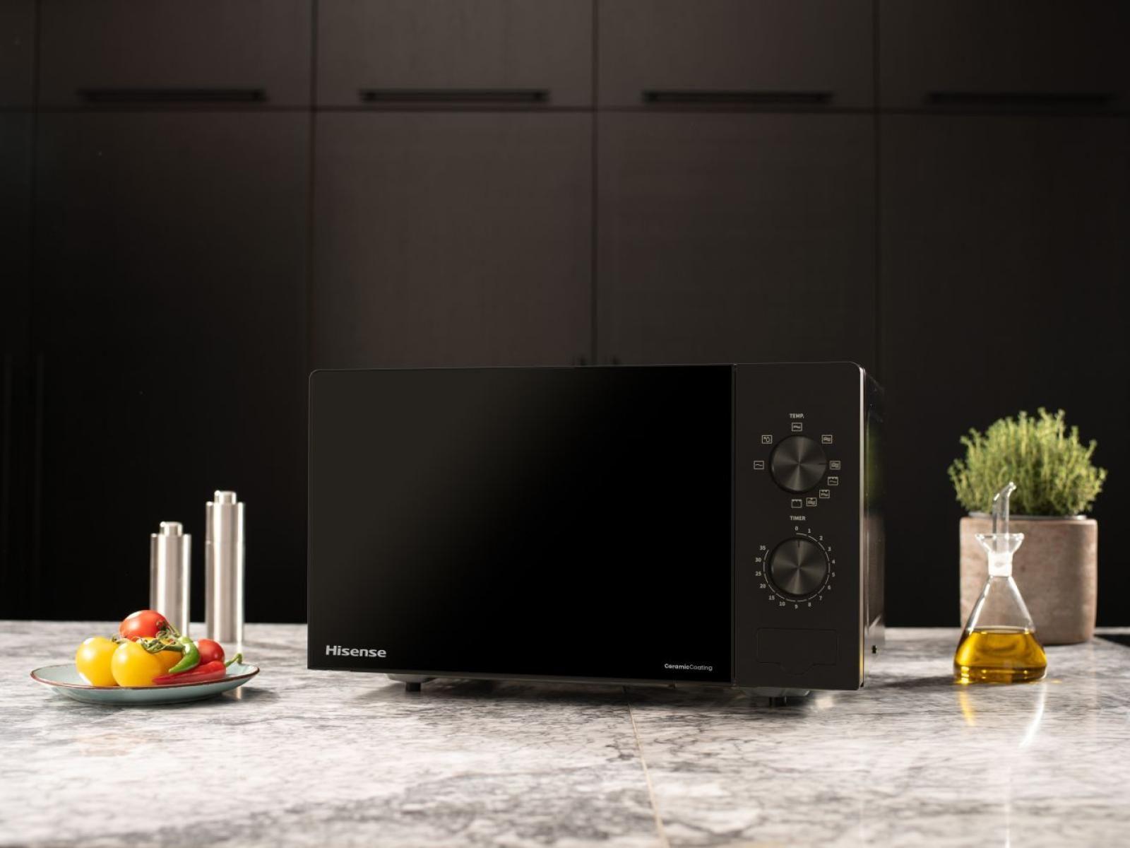 Micro-ondas com Grill Independente HISENSE H20MOBP1G (700 W - 800 W - 20 l - Preto) — miniatura 7