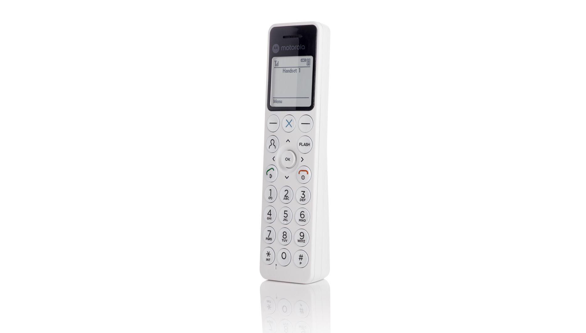 Telefone Sem Fios MOTOROLA DOT411 (750 mAh - 20 h - 1,6" - Branco), miniatura 3