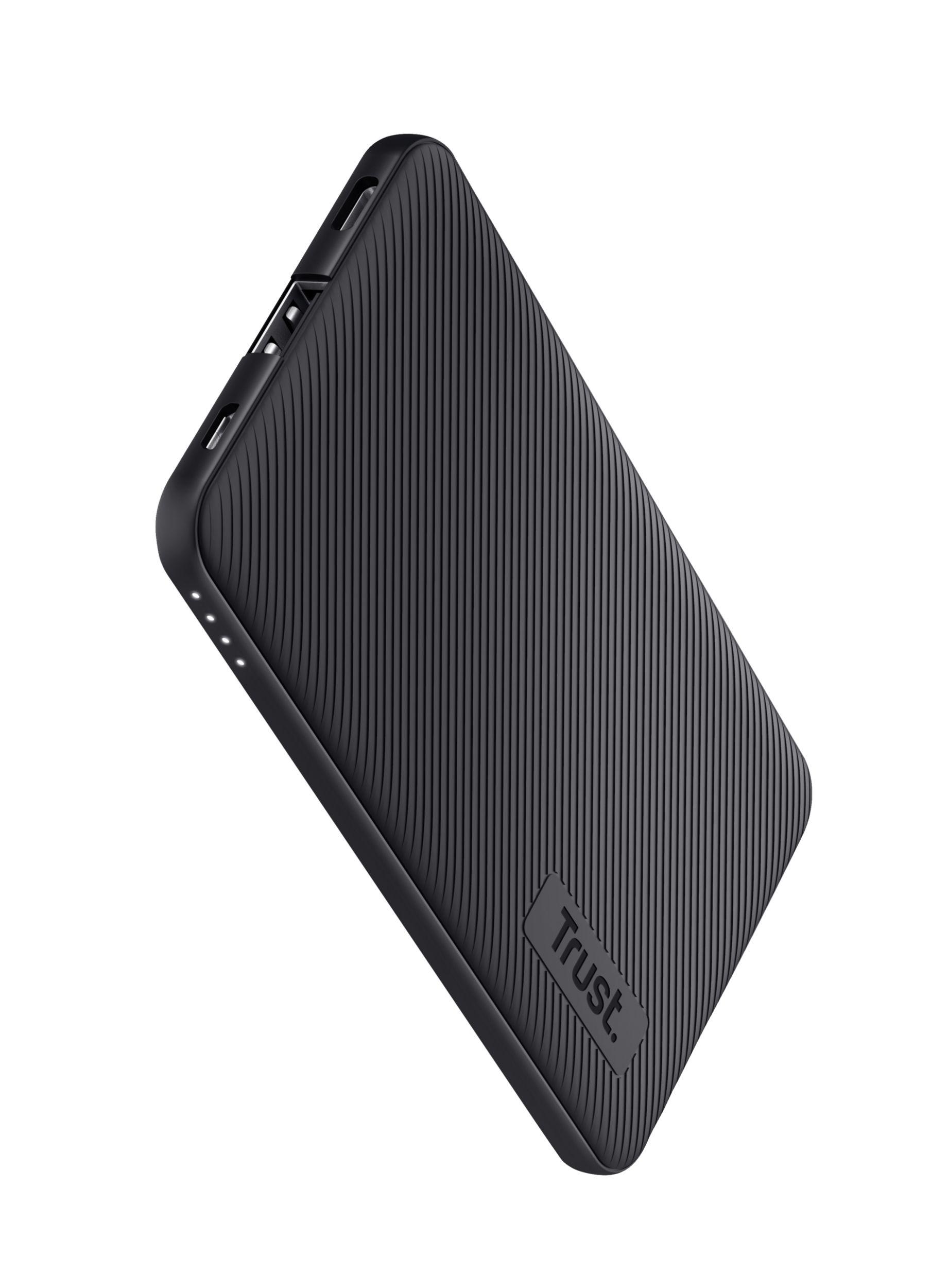 Powerbank TRUST Primo (5000 mAh - 18,5 Wh - Micro-USB + USB Type-C - Preto) — miniatura 2