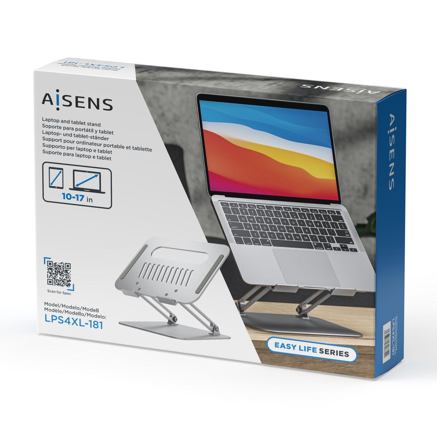 Suporte de Secretária AISENS LPS4XL-181 (10-17" - Ajustável - Prateado), miniatura 4