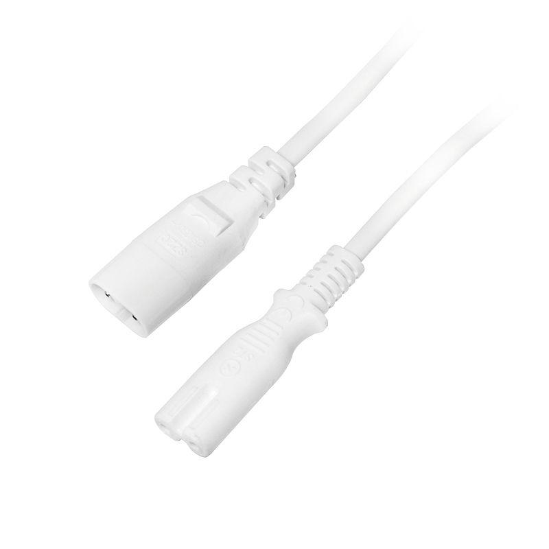Cabo de Extensão de Alimentação LOGILINK CP132 (2 m - Acoplador C7 - Dispositivo para ligar C8 - Branco), miniatura 4