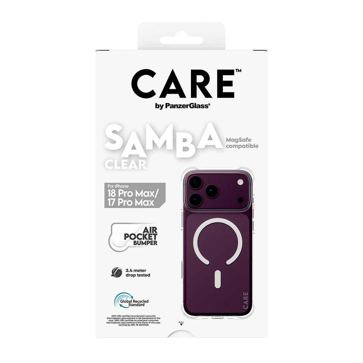 Capa PANZERGLASS CARE by PanzerGlass Samba Case iP17/18 Pro Max (Transparente), miniatura 3