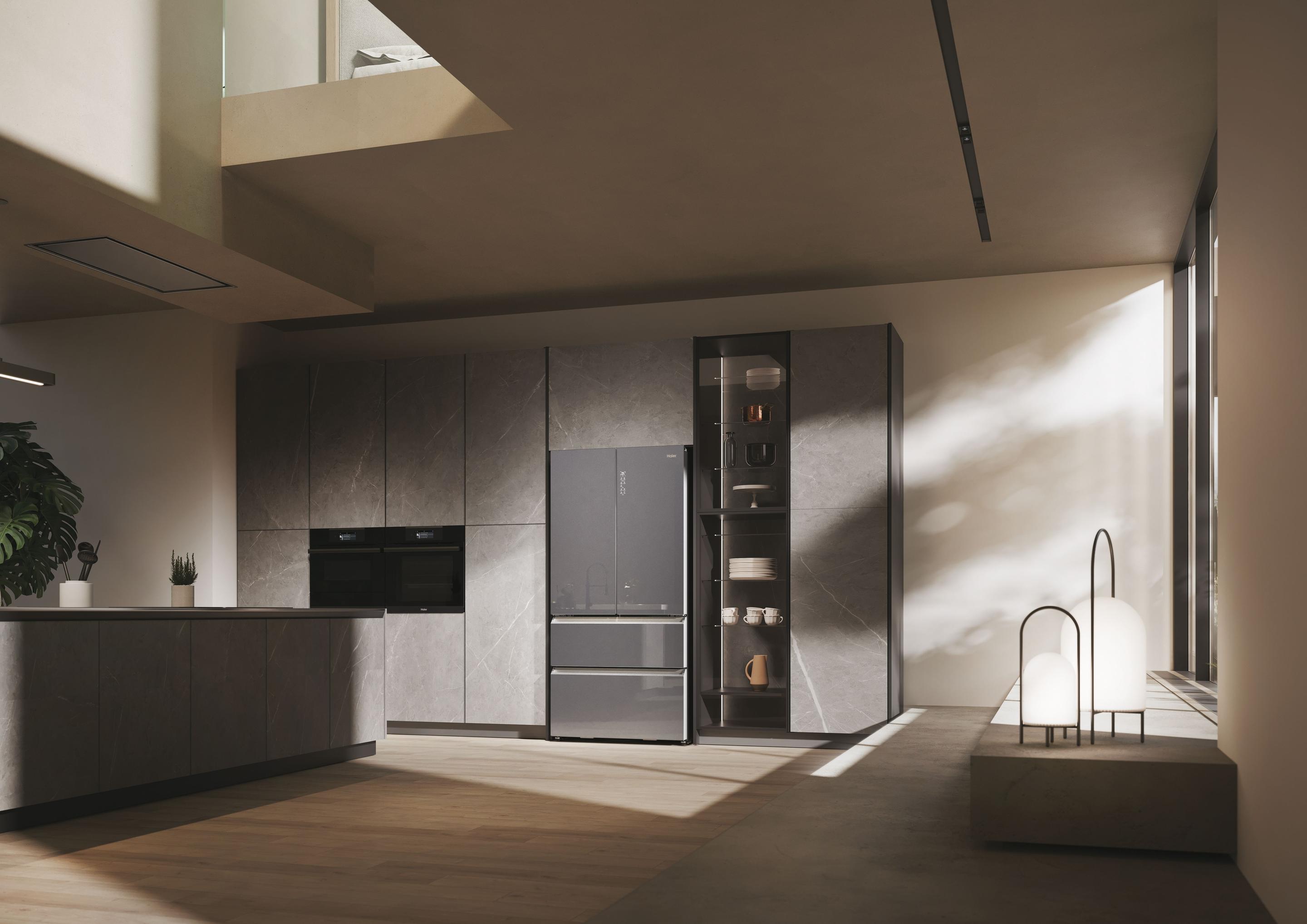 Frigorífico Americano Independente HAIER HFR79F19EFGK (703 L - hOn - 190x90,5x74,8 cm - Inox), miniatura 14