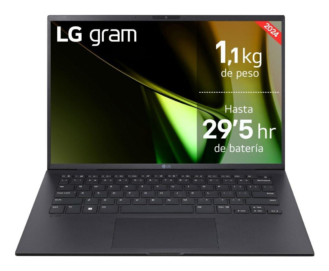 Computador Portátil LG Gram 14Z90S-G.AD78B (Intel Core Ultra 7 155H - 32GB - 1TB SSD - 14" - Preto)