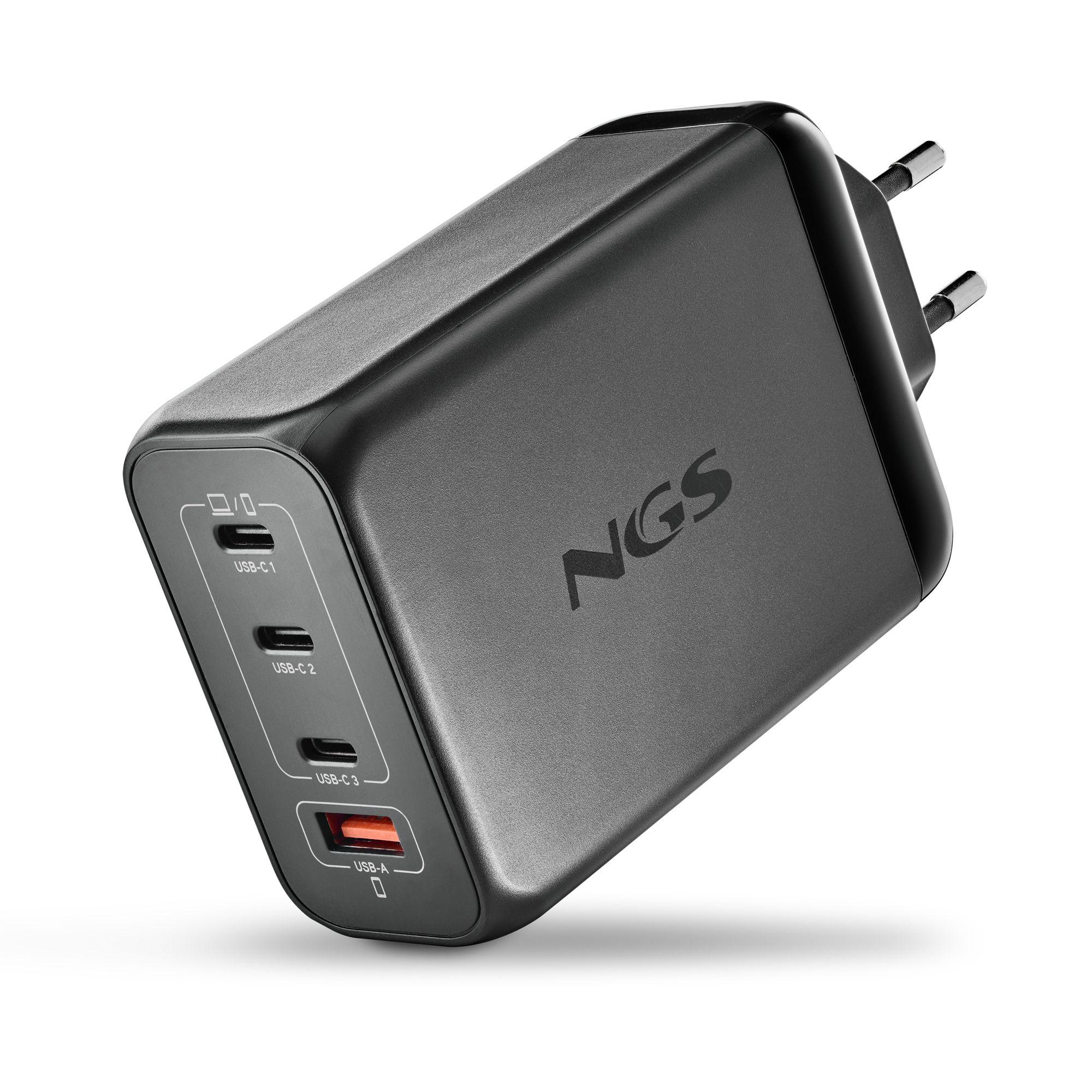 Carregador de Parede NGS BUD 240W (Universal - Corrente alternada - Preto)