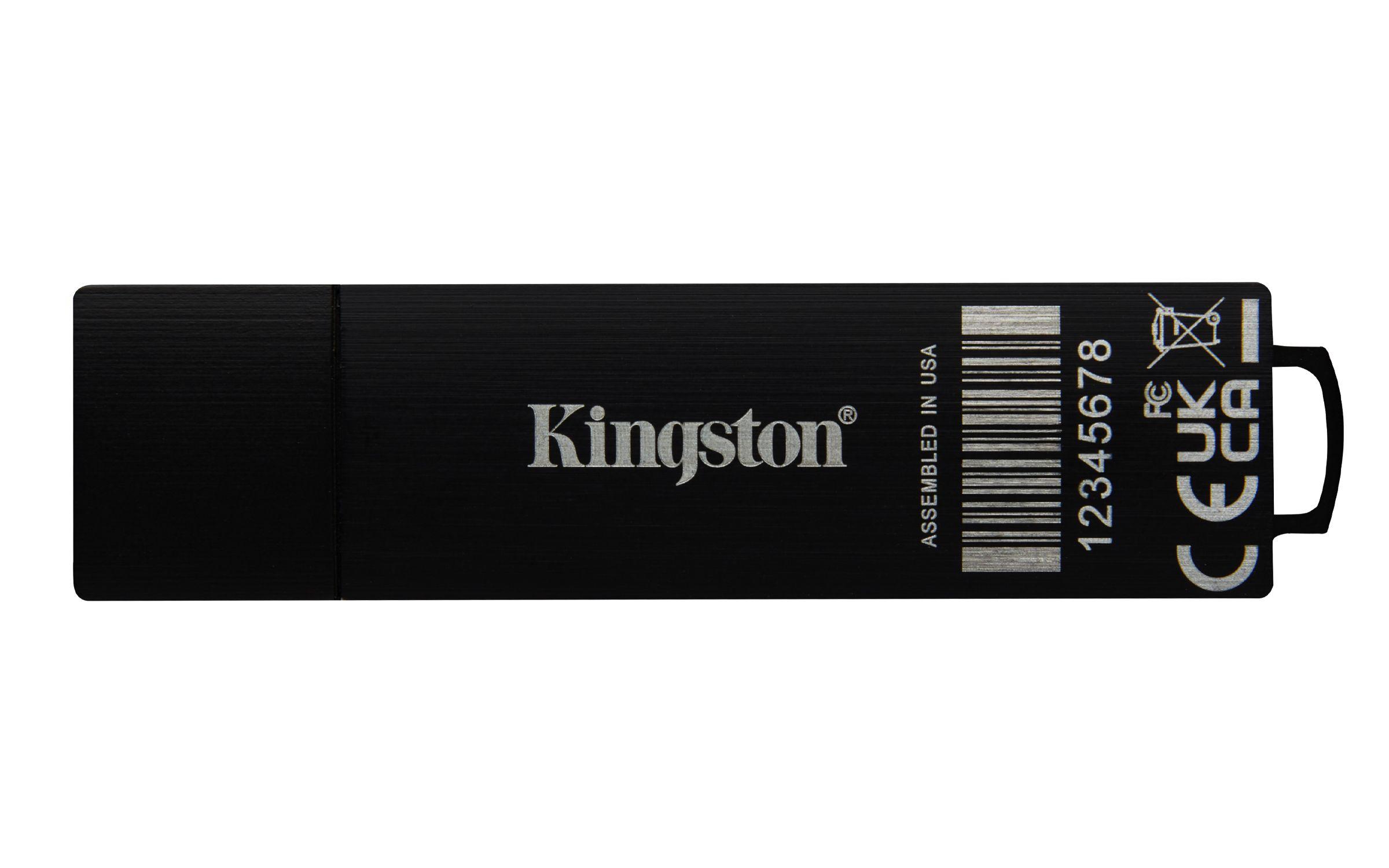 Pen USB KINGSTON IronKey D500S (USB Type-A - 3.2 Gen 1 - Tampa - Preto) — miniatura 2