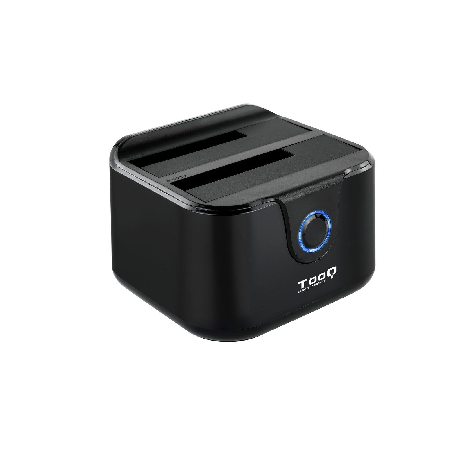 Docking Station de Discos TOOQ TQDS-802B (USB 3.2 Gen 1 - Preto)