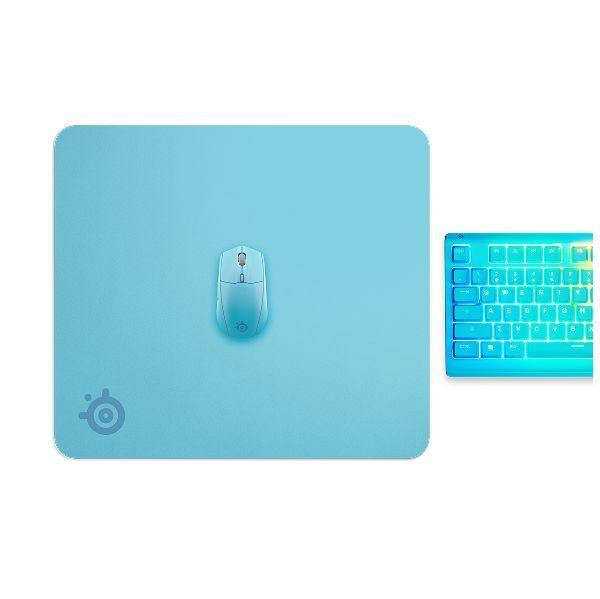 Tapete de Rato Gaming STEELSERIES 63462 (Microfibra, borracha - 2 mm - Verde-água) — miniatura 4