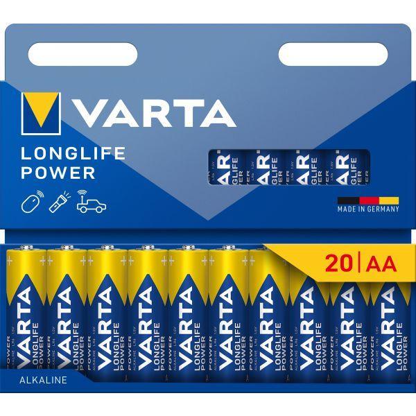 Pilhas VARTA Longlife Power Mignon AA LR6 (Azul e Amarelo), miniatura 2