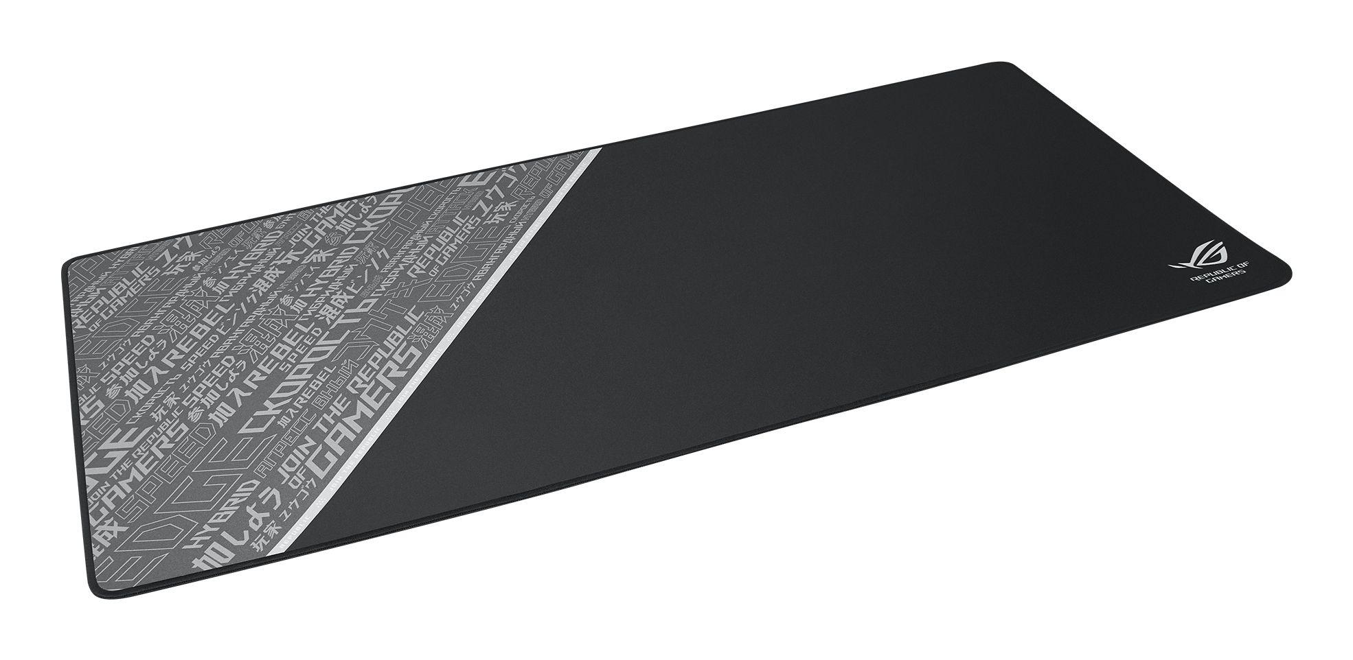 Tapete de Rato Gaming ASUS ROG Sheath BLK LTD (Grandes - Tecido, Borracha - 3 mm - Preto, Cinzento e Branco) — miniatura 3