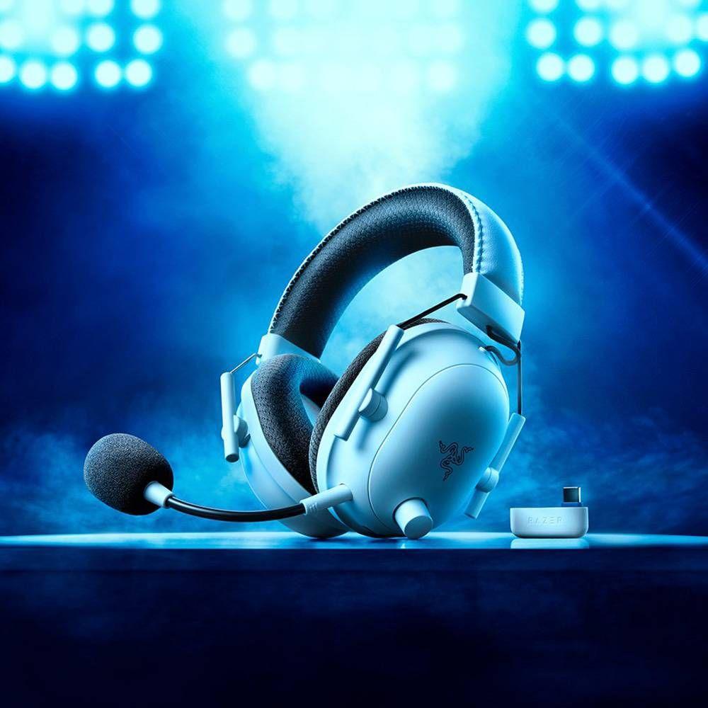 Headset Gaming RAZER BlackShark V2 Pro PS (Binaural - Sem fios - Circum-aural - Branco) — miniatura 3