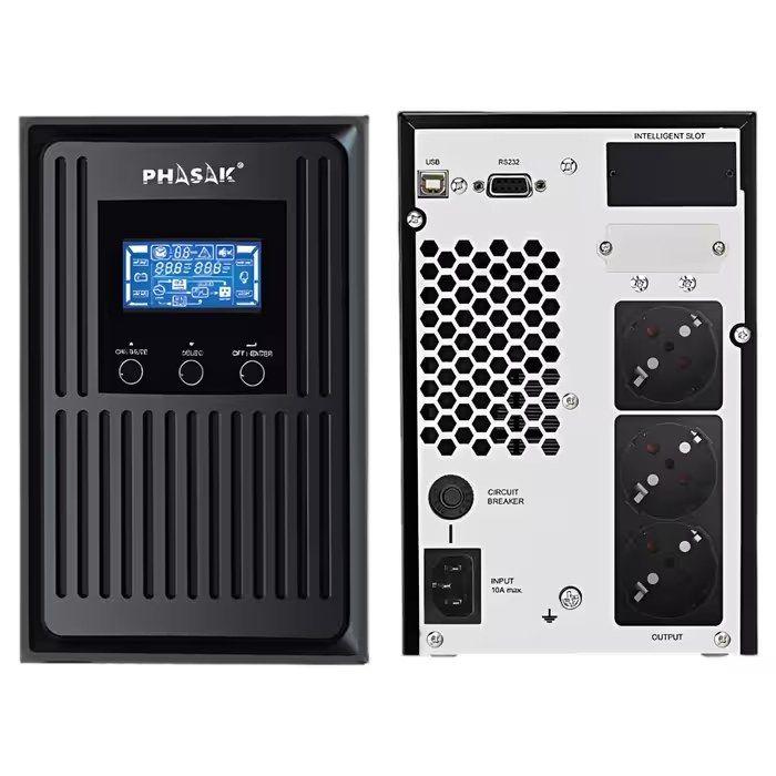 UPS Online PHASAK Conqueror Pro PH 8010 (Cabo de alimentação de energia - Bege) — miniatura 4