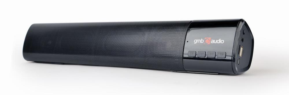 Coluna Portátil Soundbar GEMBIRD SPK-BT-BAR400-01 (10 W - Preto)