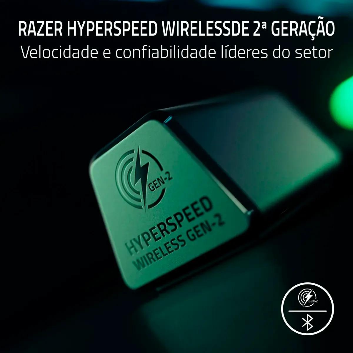 Headset Gaming RAZER BlackShark V3 Pro (Binaural - Com fios e sem fios - Circum-aural - Preto) — miniatura 3