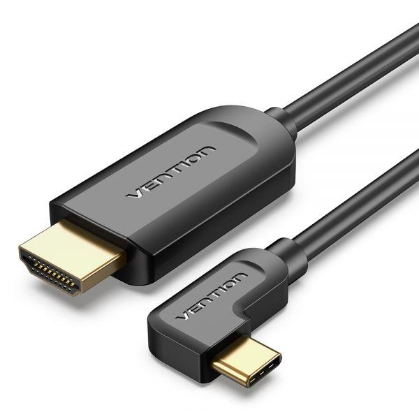 Cabo USB-C para HDMI VENTION CGVBG (1,5 m - Fêmea - Preto)