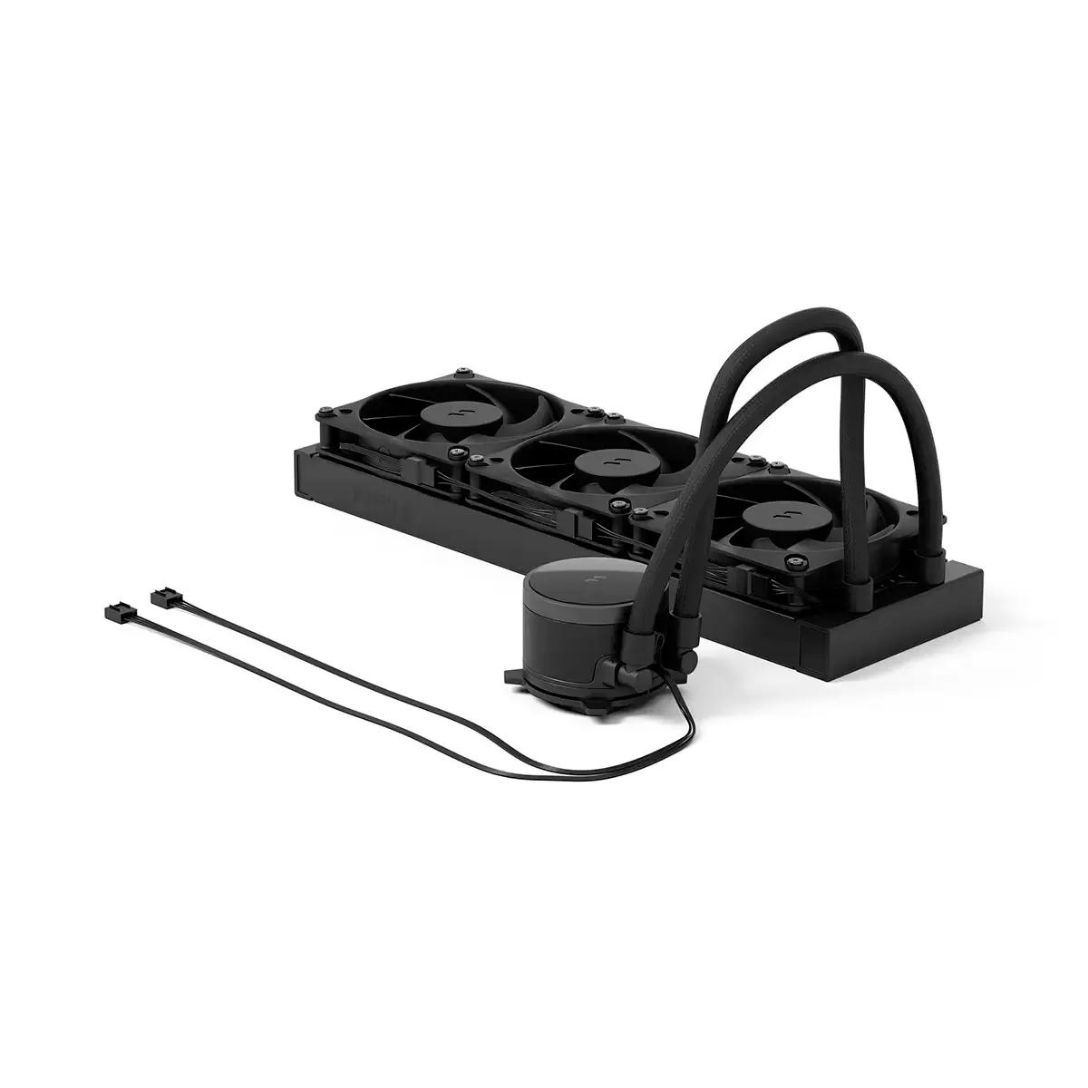 Refrigeração Líquida CPU FRACTAL DESIGN Radius 360 (LGA 1200, AM4, AM5 - LGA 1200, AM5, AM4 - 120 mm - Preto) — miniatura 3